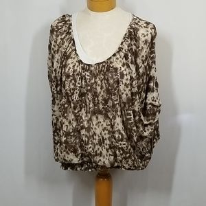 A.N.A Animal Print Blouse